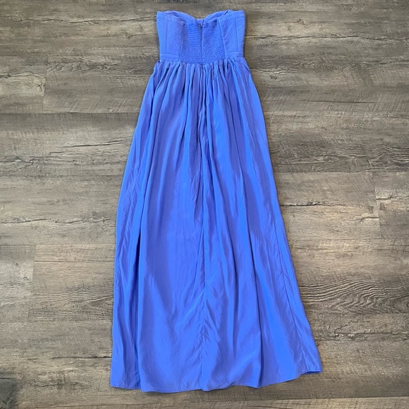 Parker Bayou Silk Strapless Maxi Dress - Picture 5 of 7